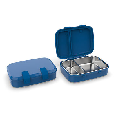 800ml Metal Bento Lunch Box Suitable for Hot and Cold Foods Features Bento Lunch Box 800ml Capacity Metal Material