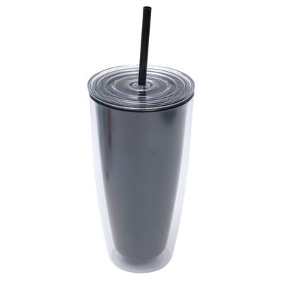 Enjoy Cold Drinks Anywhere with Bpa Free Plastic Straw Cup Sealed And Leakproof