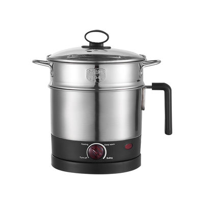 1.2L Electric Hot Pot Cooker Electric Cooking Pot Dengan Dasar yang Dapat Dipisahkan