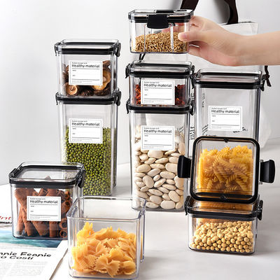 Premium Sealed Clipped Plastic Lunch Containers 1800ml Food Storage Containers