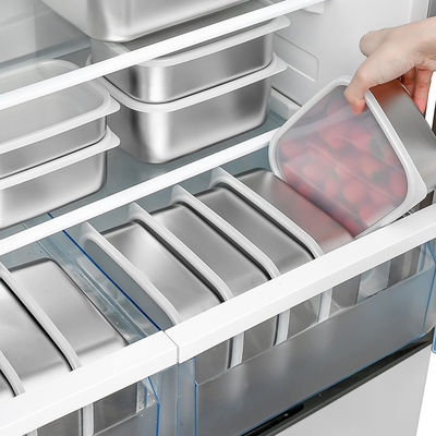 Multi Sized 3L Metal Food Storage Containers Stainless Steel With Airtight Lids