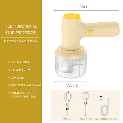 ABS Portable Electric Mixer Kitchen Cordless Mixer With Customizable Consistency