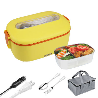 Electric Lunch Box Food Warmer With Leakproof Design 1.2kg Light Blue 70W 220V-12V 24V Voltage