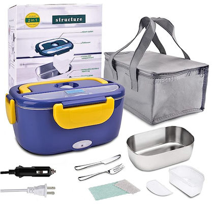 304 Stainless Steel Heated Lunch Box 1.5L Capacity For Busy Professionals / Safe Cleaning