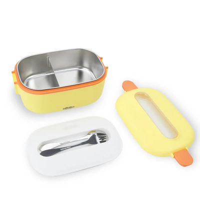 Electric Lunch Box Food Warmer With Leakproof Design 1.2kg Light Blue 70W 220V-12V 24V Voltage