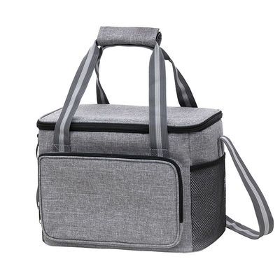Thermal Cooler Insulation Bags For Picnic 15L Big Capacity Grey