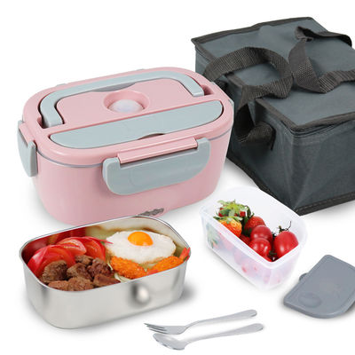 Leak Resistant 304 Stainless Steel Electric Lunch Box 60W Food Container