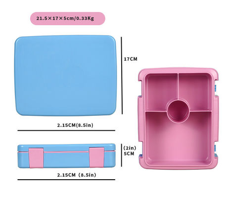 4-Compartment Food Storage Container Reusable And Long-lasting