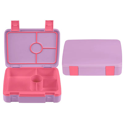 Eco Conscious 4 Compartment Bentgo Lunch Box With Lid Pink