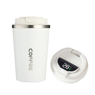304 Stainless Steel Reusable Thermos Cup with Spill/Vacuum Insulation Smart Display
