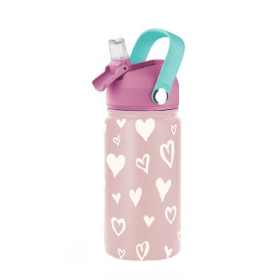 Reusable 12oz Double Wall Vacuum Insulated Stainless Steel Water Bottle