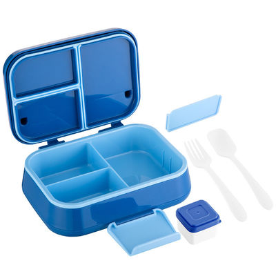 Bento Box Design Leak-Proof Plastic Bento Lunch Box with 21.5*14*5*7.6cm Size