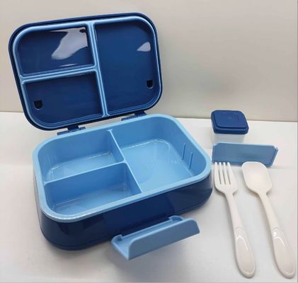 21.5*14*5*7.6cm Plastic Bento Lunch Box with Airtight Features and Performance Leak-Proof