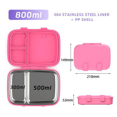 Hot and Cold Foods Yes 800ml Metal Lunchbox for Your Requirements