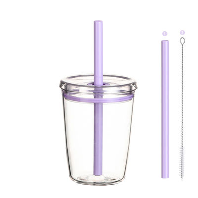 350ML/450ML/590ML Capacity Plastic Straw Cup for Home at Back To School Occasion