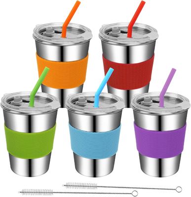 Stainless Steel Children Smoothie Drinking Sippy Cups Electric Hot Water Cup with Break Resistant Feature