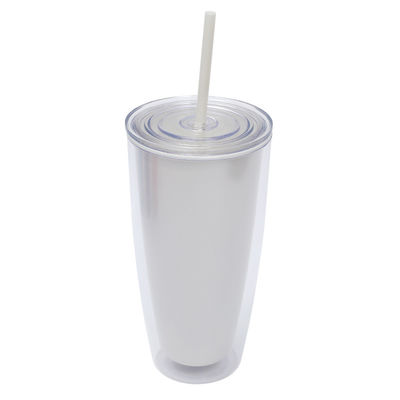 710ML/24oz Plastic Straw Cup Perfect for Cold Drinks and Kids' Thirst