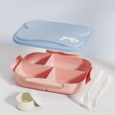 Leekproof Design Plastic Bento Lunch Box voor school 800-1000ml Capaciteit Duurzaam en veilig