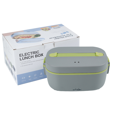 80W Warmer Lunch Box Food Heater 2 Compartments Electric Lunch Box For Adults Car Truck Work Travel