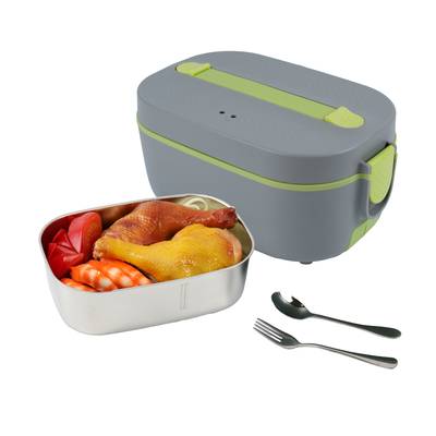 Rectangle 1.5L Food Warmer Heater Portable Electric Heated Lunch Box With Insulation Bag