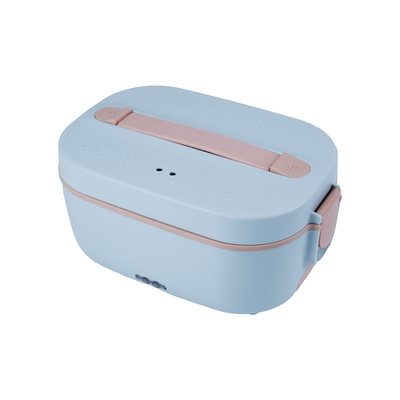 Portable Electric Food Warmer Lunch Box Leak Proof 1.5L Removable 304 Stainless Steel Container 80W