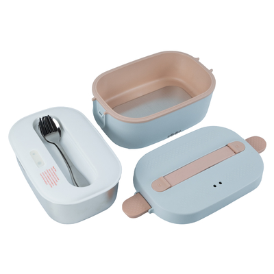 Electric Food Warmer Lunch Box 100W Heated For Construction Sites With 1.8L/61oz Stainless Steel Container