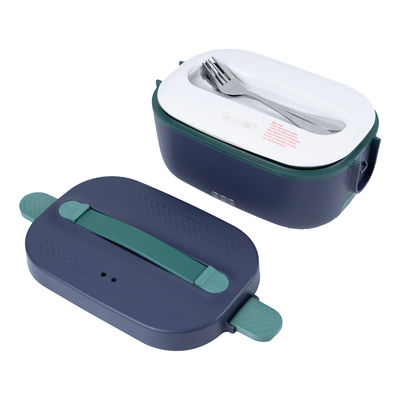 Portable Food Warmer 80W Electric Lunch Box Food Heated 12/24/110V 1.5L Heatable Lunch Box for Car/Truck/Office Leak-Proof