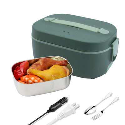 Electric Lunch Box for Adults 1.5L Stainless Steel Heated Lunch Box 80W Fast Heating Food Warmer, Ideal for Car, Truck & Office