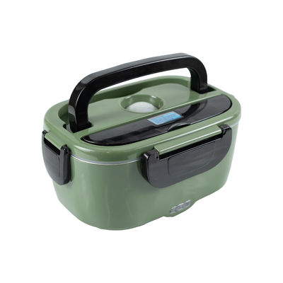 Electric 1.5L Portable Food Warmer 304 Stainless Steel Leak-Proof Heated Lunch Container for Adults Travel