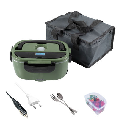 Upgraded Portable Electric Lunch Box 1.5L Leak-Proof Food Warmer with Removable 304 Stainless Steel Container for Home