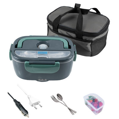 Leak-Proof Electric Lunch Box 304 Stainless Steel & PP 12V/24V/110V/220V Portable Food Warmer for Office and Travel