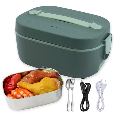 Rechargeable Portable Electric Lunch Box 1800ml Fast Heating Leak-Proof Food Warmer